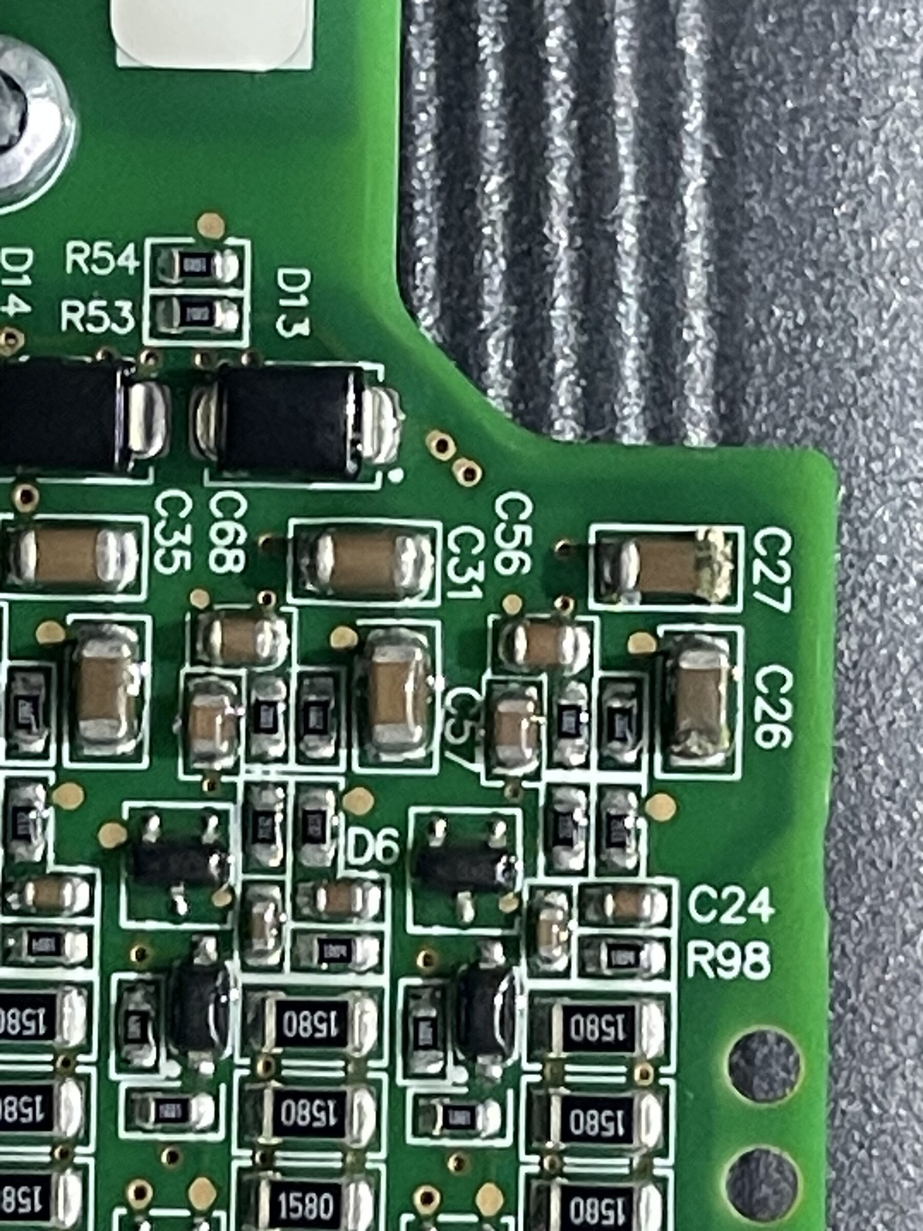 Kondensator C26 defekt — Detaildiagnose auf Komponentenebene